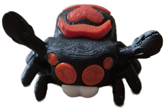 Red, the red back magnetic spider